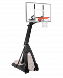 Баскетбольная мобильная стойка SPALDING NBA The Beast Portable 60" GLASS - 7B1560CN