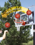 Баскетбольная мобильная стойка SPALDING NBA The Beast Portable 60&quot; GLASS - 7B1560CN