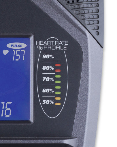 Функция Heart Rate%Profile дает возможность быстрого выведения процентного соотношения вашего пульса к максимальной частоте сердечных сокращений (ЧСС)