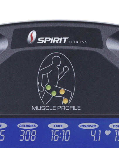 Уникальная функция Muscle Activation отображает на дисплее степень участия мышц в тренировке