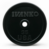 Бампированный диск IVANKO OBP 5 кг, черный