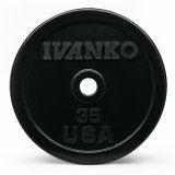 Бампированный диск IVANKO OBP 5 кг, черный