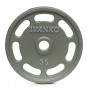 Олимпийский шлифованный E-Z диск IVANKO OMEZS 20 кг