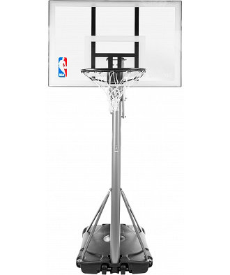 Мобильная стойка Spalding NBA Silver 44" Rectangle Acrylic