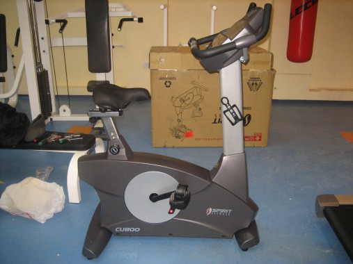 Пример в собранном виде у одного из наших клиентов - Велотренажер Spirit Fitness CU800