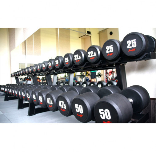 Набор обрезиненных гантелей AFDB52.5-60 AeroFit