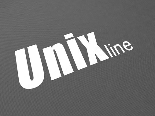 Батут UNIX line SUPREME GAME 8 ft (2.44 м) с внутренней защитной сетью (синий)