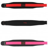 Атлетический пояс GRIZZLY Soflex Nylon Pro Weight Training Belt размер L, нейлон, черный/розовый