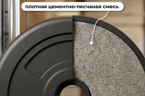 Диск 26 мм. пластиковый 2,5 кг VictoryFit VF-SPL26025