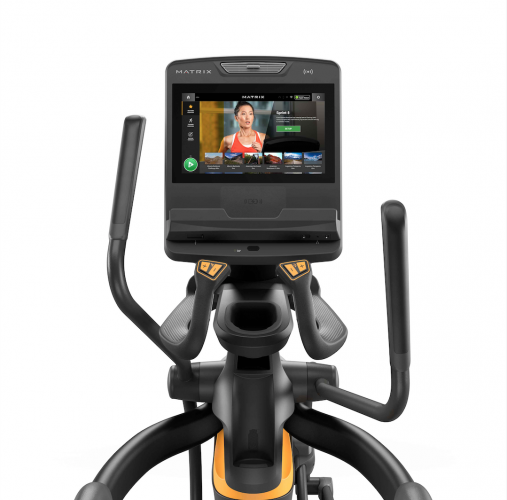 Эллиптический тренажер Matrix Ascent Trainer Performance с изменяющимся углом наклона и длиной шага. Консоль Touch Base