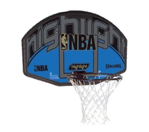 Баскетбольный щит с кольцом Spalding NBA Highlight 44" Fan Composite