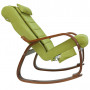 Массажное кресло-качалка для отдыха EGO Relax EG2005 Оливковый (Микрофибра)