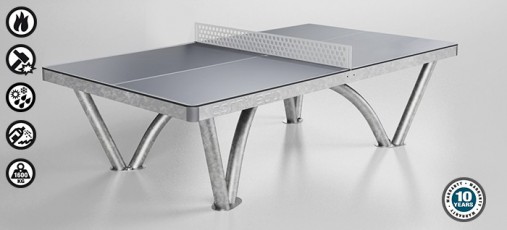 Всепогодный стол Cornilleau Park (серый) 