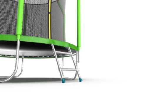 Батут EVO JUMP Cosmo 8ft (Green) с внутренней сеткой и лестницей