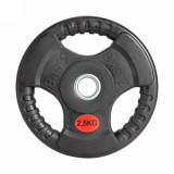 Диск 31 мм. обрезиненный с 3-мя хватами 2,5 кг, VictoryFit VF-S250250