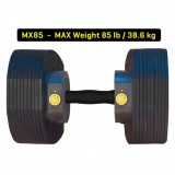 MX Select MX-85 Гантели наборные, вес 5.6-38.6 кг, 2 шт без стойки 