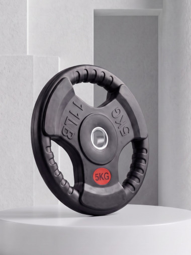 Диск 31 мм. обрезиненный с 3-мя хватами 5 кг, VictoryFit VF-S250500