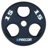 Precor FM\UPP Олимпийский диск в уретане с логотипом 15 кг  