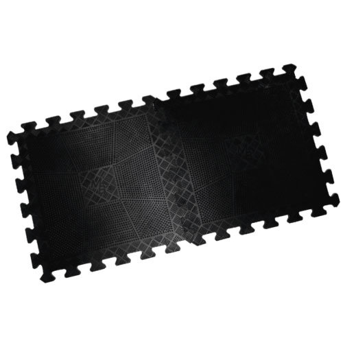 Коврик резиновый черный, 40 x 40 см, толщина 20 мм. MB Barbell