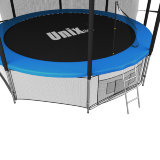Батут UNIX 12 FT (3.66 м) с внутренней сеткой, синий