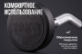 Штанга неразборная обрезиненная 10 кг. Изогнутый гриф VictoryFit VF-DX5100