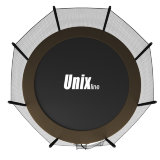 Батут UNIX line 8 ft Black&amp;Brown (outside)