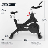 Велотренажер Спин-байк UNIX Fit SB-1100 PRO