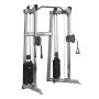 Кроссовер угловой Body-Solid GDCC210 - Компактная сдвоенная блочная стойка с двумя стеками по 72,5 кг