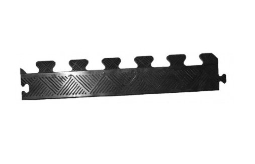 Бордюр для черного резинового коврика MB Barbell толщиной 12 мм