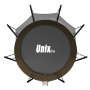 Каркасный батут UNIX line 8 ft (2.44 м) Black&Brown (inside) с внутренней защитной сеткой