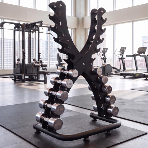 Стойка для гантелей Х-образная на 10 пар VictoryFit VF-T300