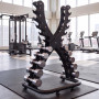 Стойка для гантелей Х-образная на 10 пар VictoryFit VF-T300