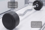 Штанга неразборная обрезиненная 45 кг. Изогнутый гриф VictoryFit VF-DX5450