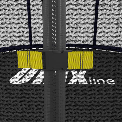Батут каркасный UNIX line 12 ft (3.66 м) SUPREME GAME (синий) с внутренней защитной сетью