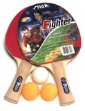 Набор Stiga Fighter, 2 ракетки + 3 мяча