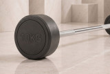 Штанга неразборная обрезиненная 10 кг. Прямой гриф VictoryFit VF-DX4100