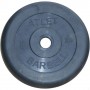 Набор обрезиненных дисков, черные MB Barbell, D-51 мм, 1,25-20 кг, АТЛЕТ (общий вес 107,5 кг) 6 пар