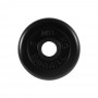 Набор обрезиненных дисков, черные MB Barbell, D-51 мм, 1,25-20 кг, "Стандарт" с метал. втулкой (общий вес 107,5 кг) 6 пар