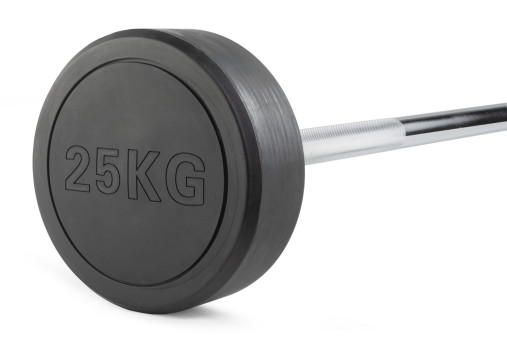 Штанга неразборная обрезиненная 25 кг. Прямой гриф VictoryFit VF-DX4250 Штанга неразборная обрезиненная 25 кг. Прямой гриф VictoryFit VF-DX4250