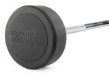 Штанга неразборная обрезиненная 30 кг. Прямой гриф VictoryFit VF-DX4300