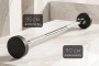 Штанга неразборная обрезиненная 30 кг. Прямой гриф VictoryFit VF-DX4300