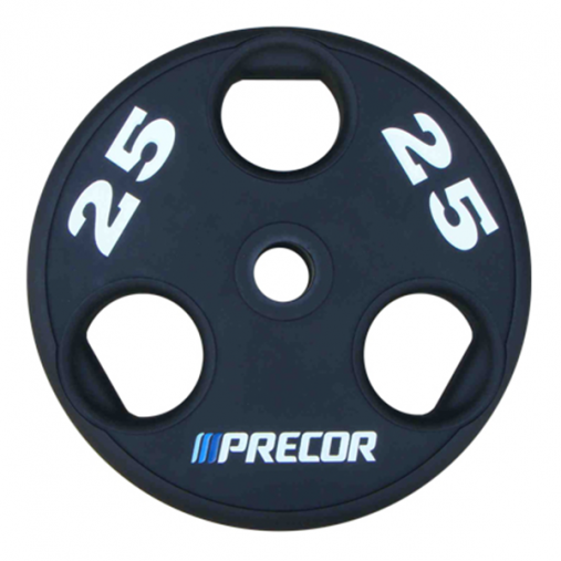 Набор дисков 51 мм. с 3-мя хватами от 2,5-25 кг в уретане PRECOR