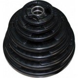 Набор черных олимпийских дисков 51 мм ZSO 1,25-25 кг (общий вес 157,5 кг) с хватами