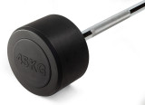 Штанга неразборная обрезиненная 45 кг. Прямой гриф VictoryFit VF-DX4450