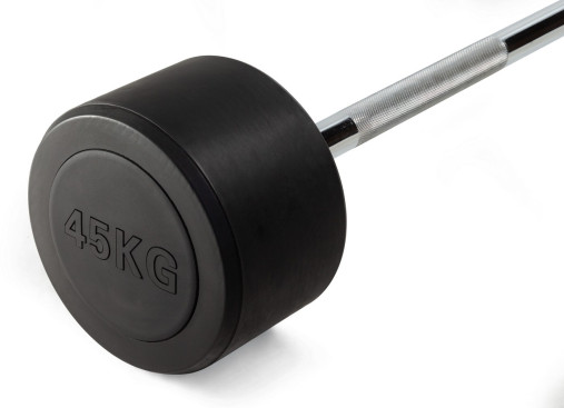 Штанга неразборная обрезиненная 45 кг. Прямой гриф VictoryFit VF-DX4450 Штанга неразборная обрезиненная 45 кг. Прямой гриф VictoryFit VF-DX4450