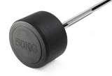 Штанга неразборная обрезиненная 50 кг. Прямой гриф VictoryFit VF-DX4500