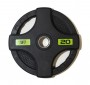 Набор черных олимпийских дисков 51 мм OFT 2HGP 1,25-20 кг (общий вес 107,5 кг) обрезиненных с двойным хватом (12 блинов)