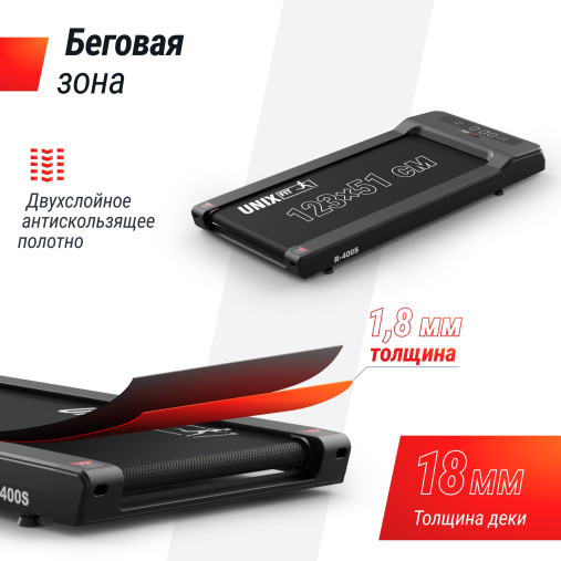 Беговая дорожка UNIX Fit R-400S Беговая дорожка UNIX Fit R-400S
