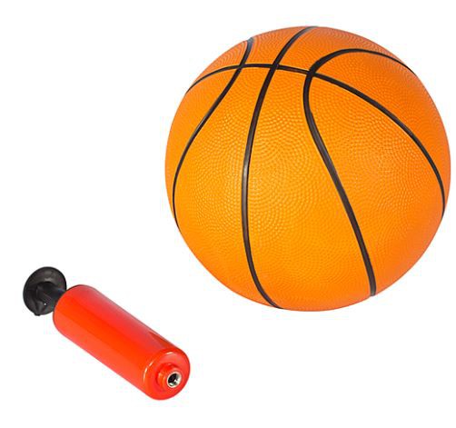 баскетбольное кольцо, мяч, насос в комплекте