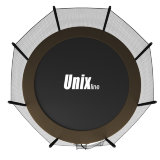 Батут UNIX line 12 ft Black&amp;Brown (outside)